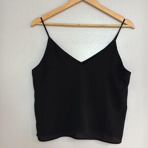 MOVING SALE - Forever 21 Black double lined flowy camisole